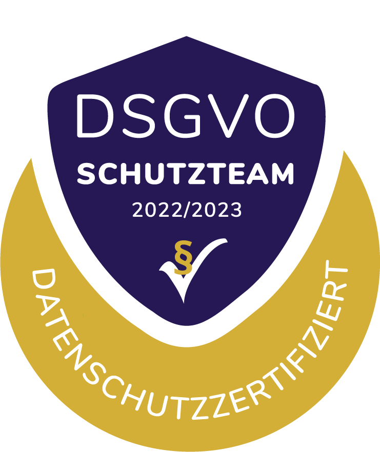 Datenschutz Siegel - DSGVO Schutzteam - www.dsgvoschutzteam.com